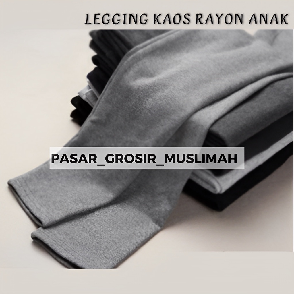 LEGGING ANAK KAOS BAHAN RAYON/LEGGING KAOS ANAK POLOS 2 Thn s.d 12Thn MURAH BISA COD &amp; SAMEDAY