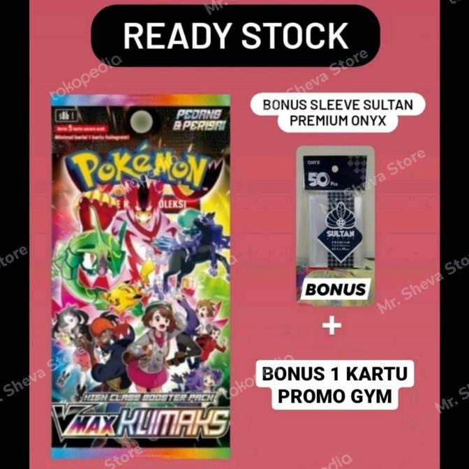 Booster Box Pokemon VMAX Klimaks Indonesia S8B (GET BONUS)