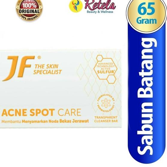 Hot Sale--Jf Acne Spot Care Soap 65G / Jf Sulfur / Jf Blemish Care Soap / Sabun Batang