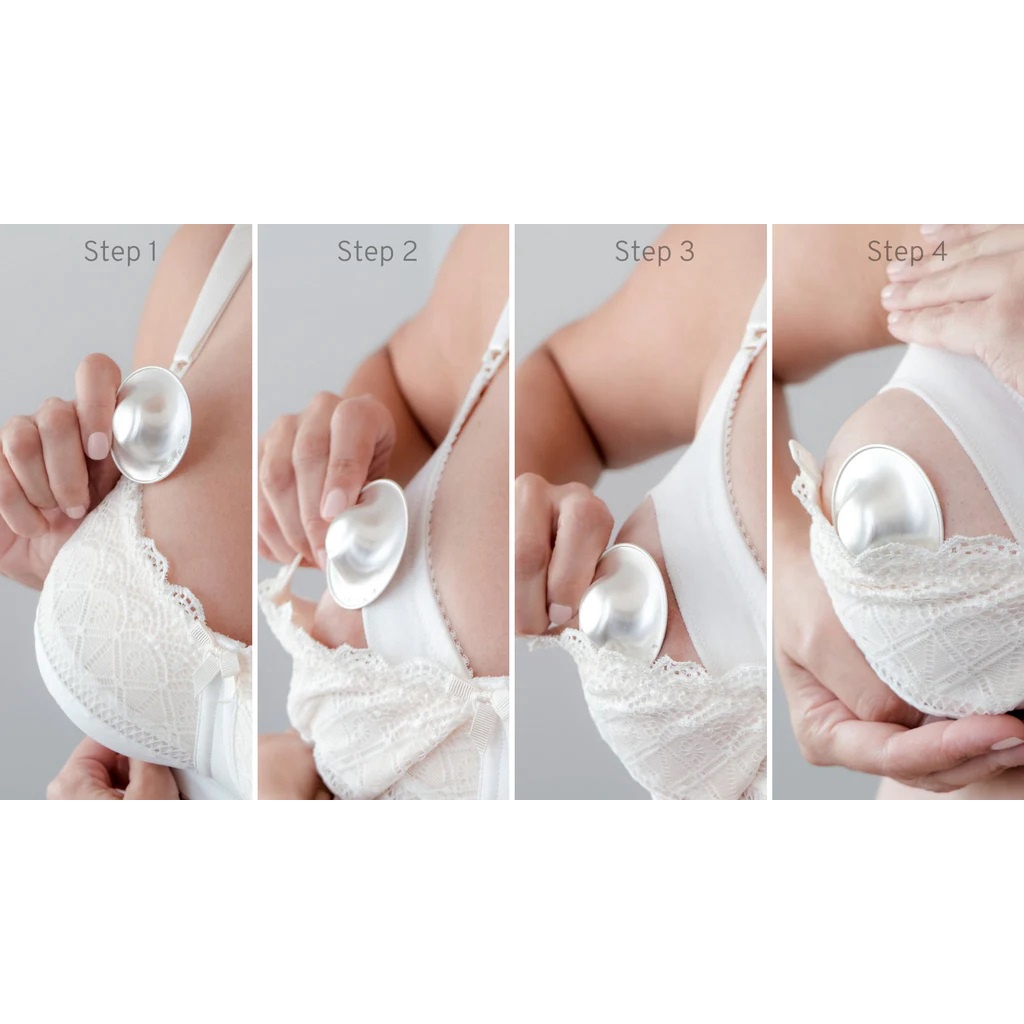 Kinmade Silver Nursing Cups for Nipple Healing &amp; Protection | Perak Pelindung Puting