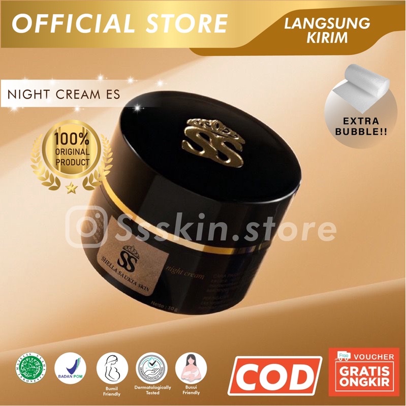 NIGHT CREAM ECER BY SHELLA SAUKIA SKINCARE