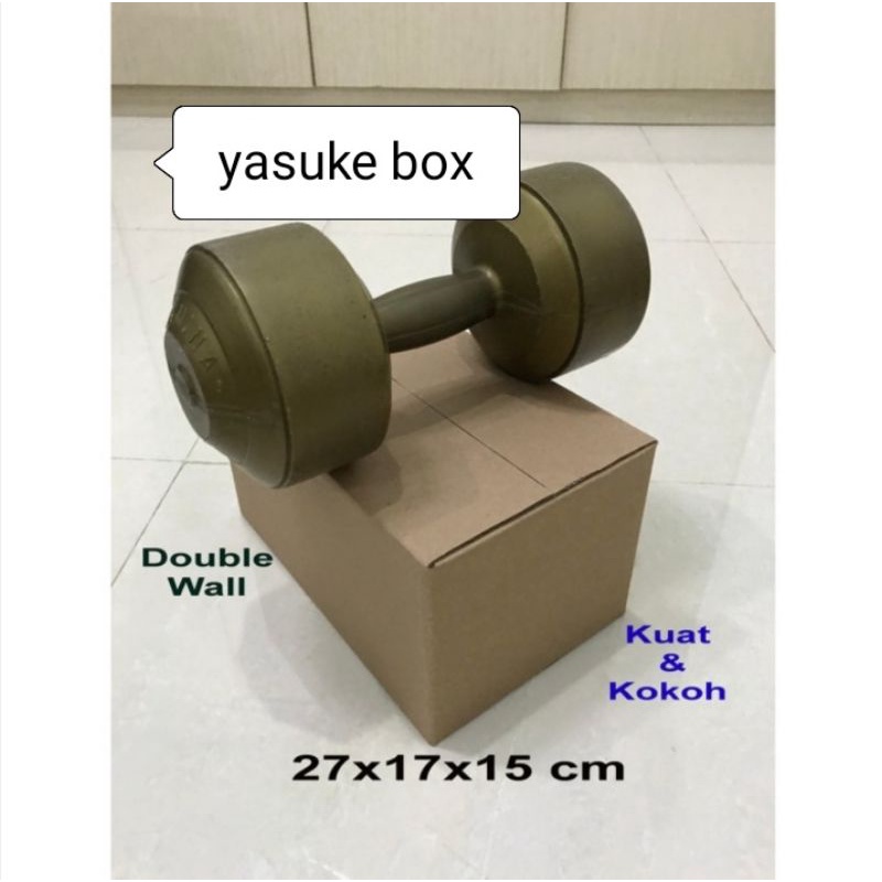 

dus UK.27x17x15cm.doble wall luar dalem polos kokoh buat packing.