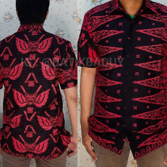 ✨MEN SALE✨ Promo stok terbatas Batik Baduy Banten Motif Tapak kebo gold/biru/merah - Pria 