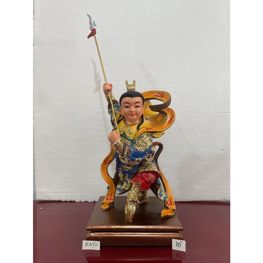 patung dewa naca / locia / nacha kayu - 10 inch - 02