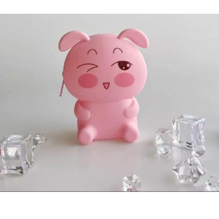 MM.18Oc22ғ ▫ Dompet Koin Mini Karakter Silicon import