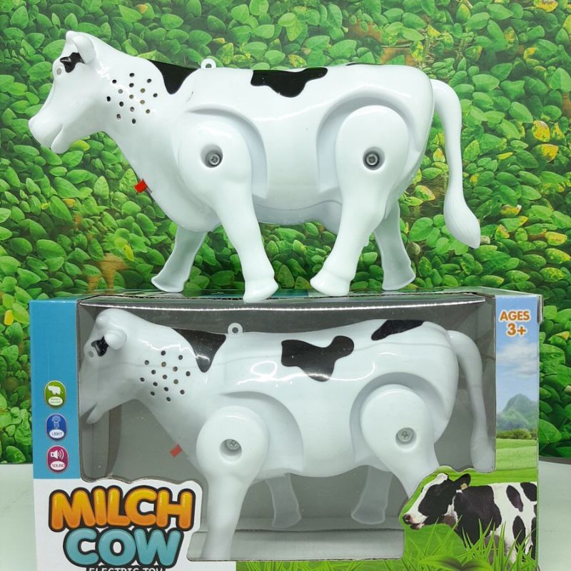 Mainan Anak Edukasi SAPI gerak berjalan AL031 - Kado Mainan Anak