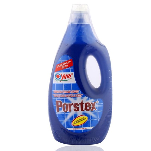 YURI PORSTEX BIRU 500 ML - pembersih porcelen