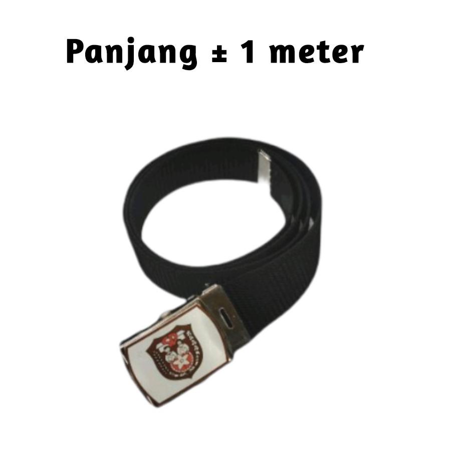 

KNVJ Sabuk Sekolah SD Nilon 3,5cm || Sabuk Gesper Belt Ikat Pinggang Anak Sekolah Resin 2020