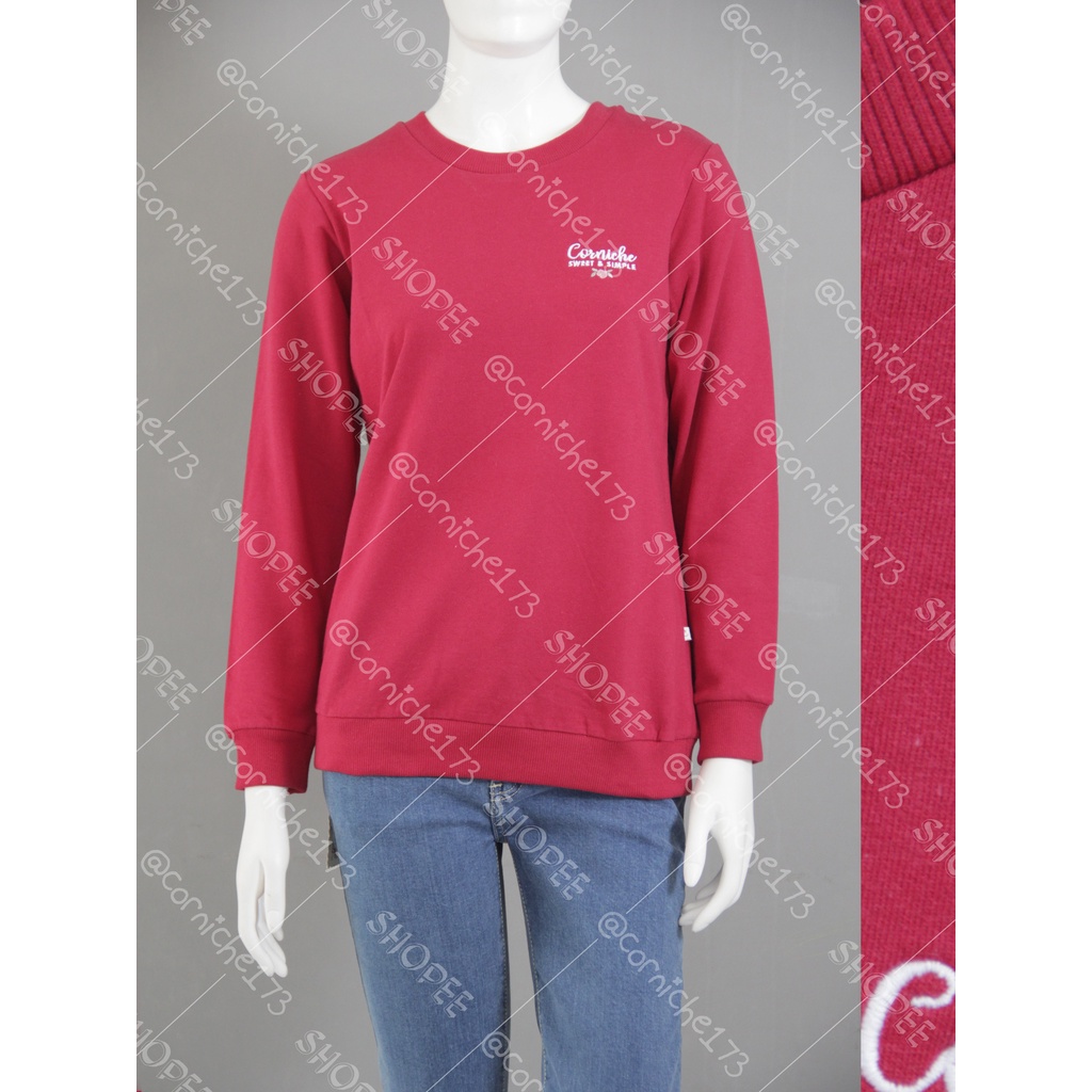 Corniche Fabian Sweatshirt Maroon - TM231586