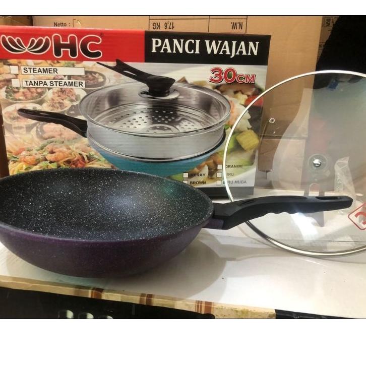 *BigSale* Wok Pan HC 30 cm / Wajan Korea / Kuali / Penggorengan Warna bestseller