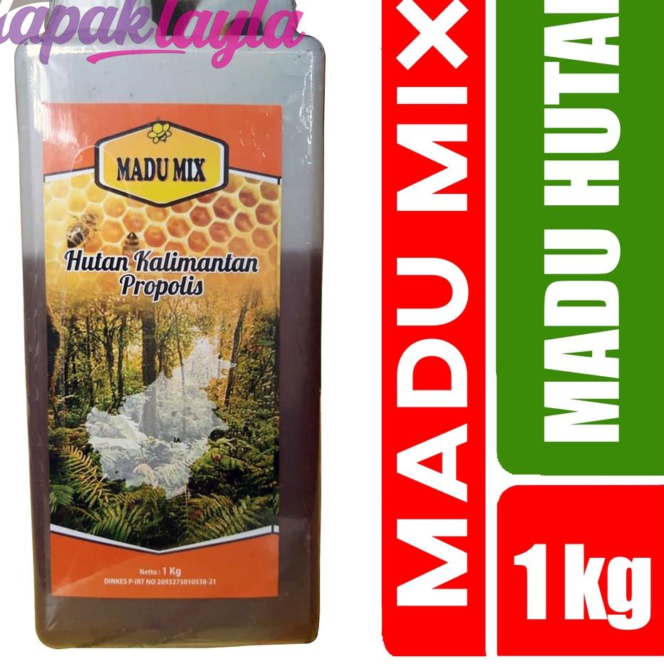 

Cuma Sehari--Madu Hutan kalimantan "MADU MIX" Plus PROPOLIS 1 kg rev