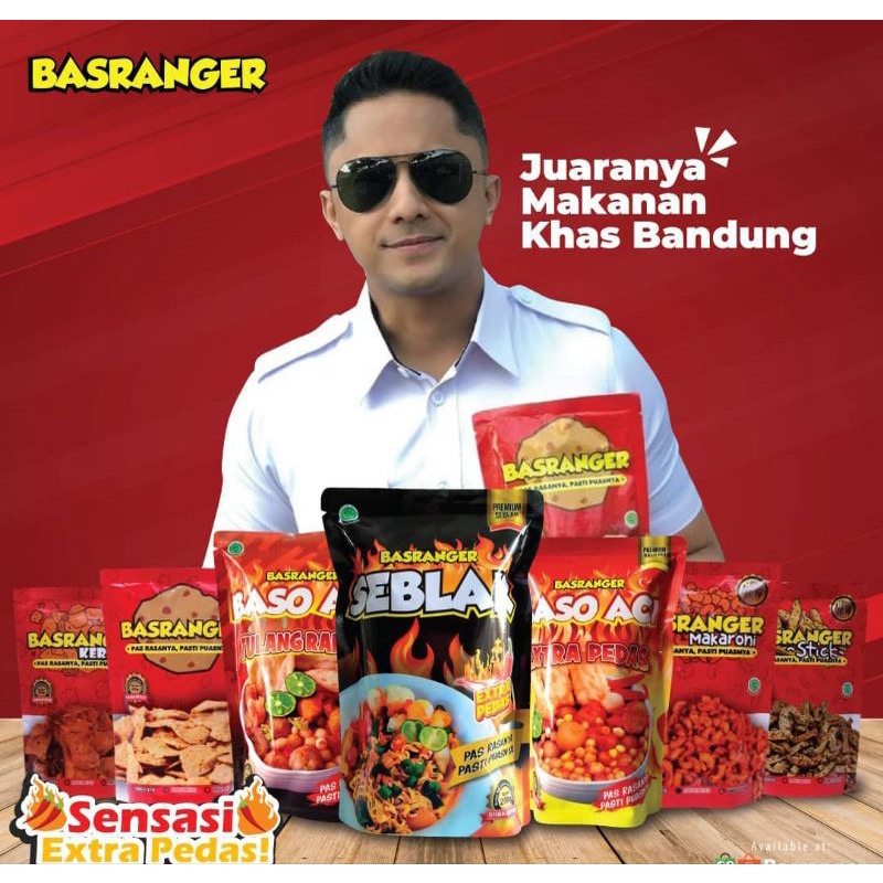 Basranger - Allvarian Basreng - Baso Aci - Keripik - Macaroni - Seblak