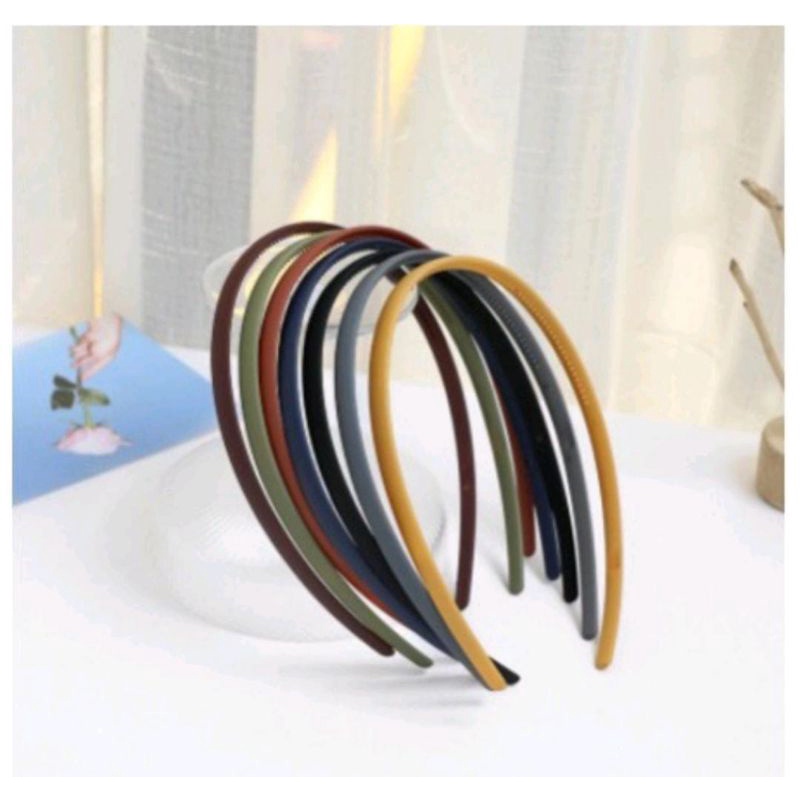 Bando Premium Matte Doff Korea / Bando Korea Warna Doff / Bando Wanita Premium