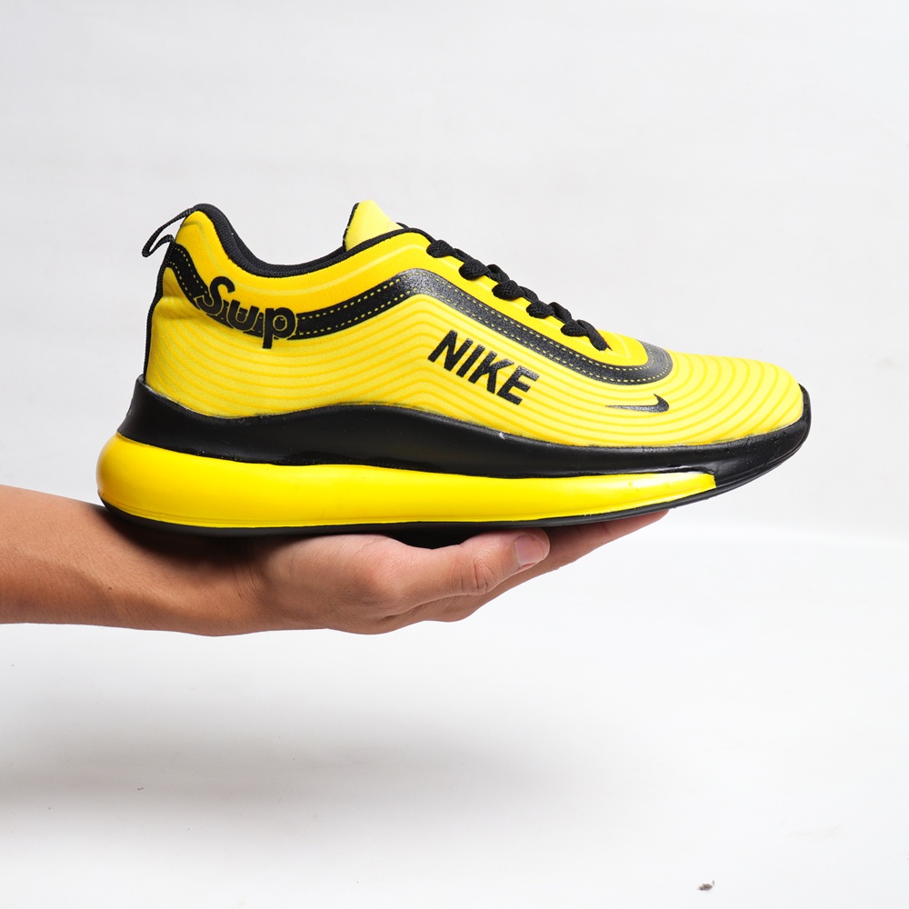 Sepatu Nike Air Running Pria / Sepatu Nike Olahraga Lari Jogging Senam Premium Import Kuning