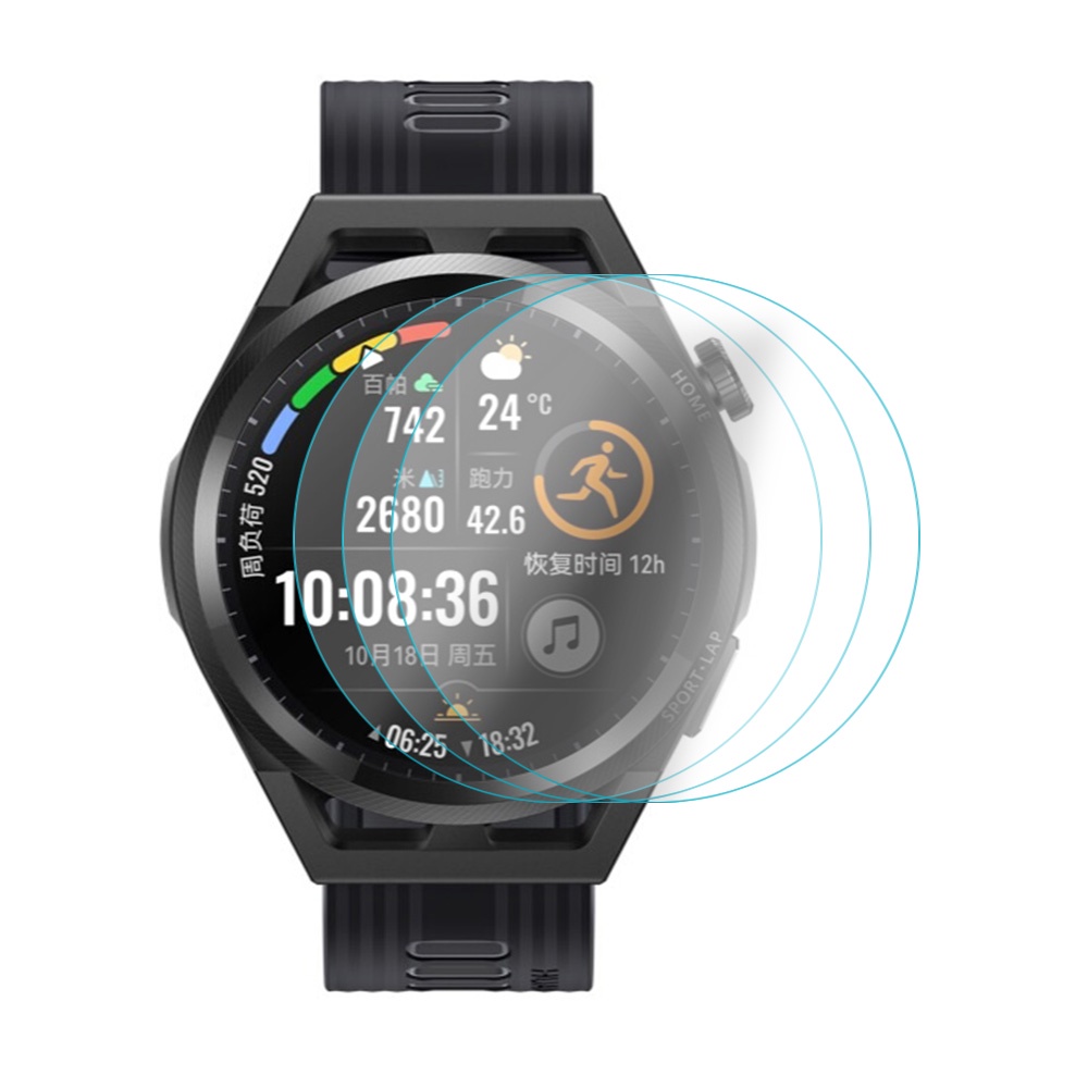 Pelindung Layar Tempered Glass 9H HD Transparan Anti Ledakan Untuk Huawei Watch GT Runner