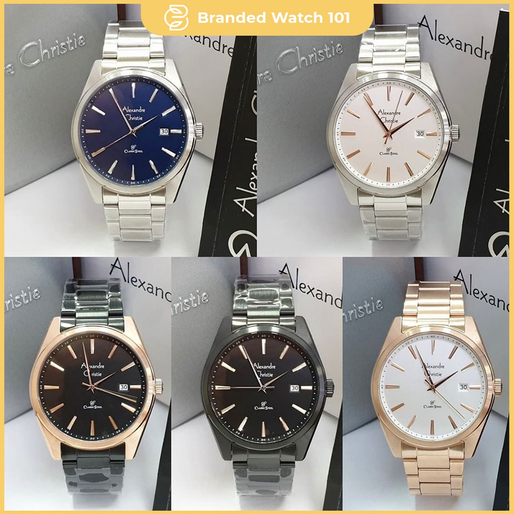 ORIGINAL Jam Tangan Pria Alexandre Christie AC 8617 / AC8617 Garansi 1 Tahun