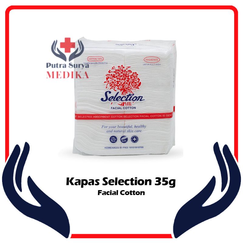 Kapas Selection | Facial Cotton Selection | Kapas Pembersih 35gr