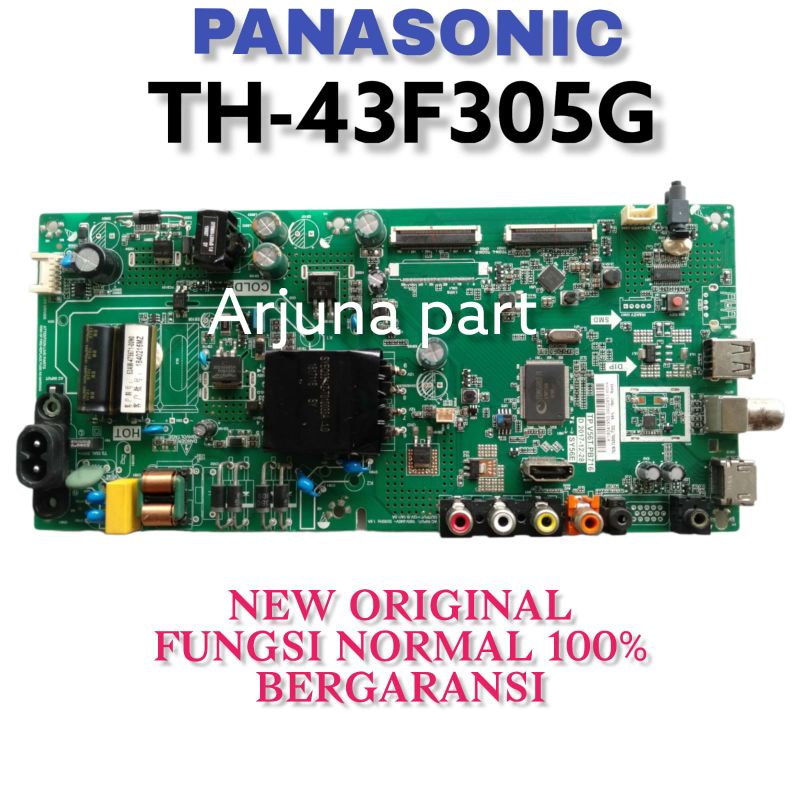 MAINBOARD TV TH-43F305G / MB TV PANASONIC TH-43F305G / MESIN TV PANASONIC TH-43F305H / MODUL TV PANA