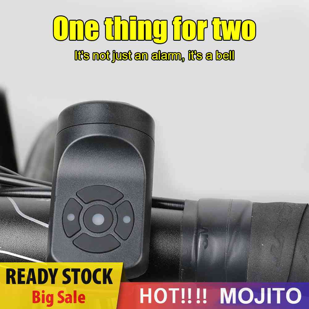 2 In 1 Bel Alarm Elektrik Anti Maling Usb Rechargeable Untuk Sepeda Mtb