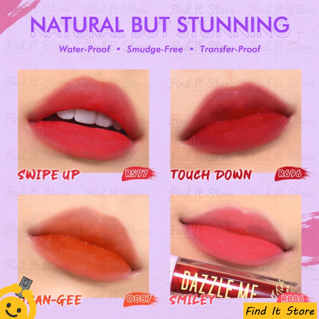 Dazzle Me Ink Licious Lip Tint | Hyper Moisturizing Lip Stain Tint BPOM Original