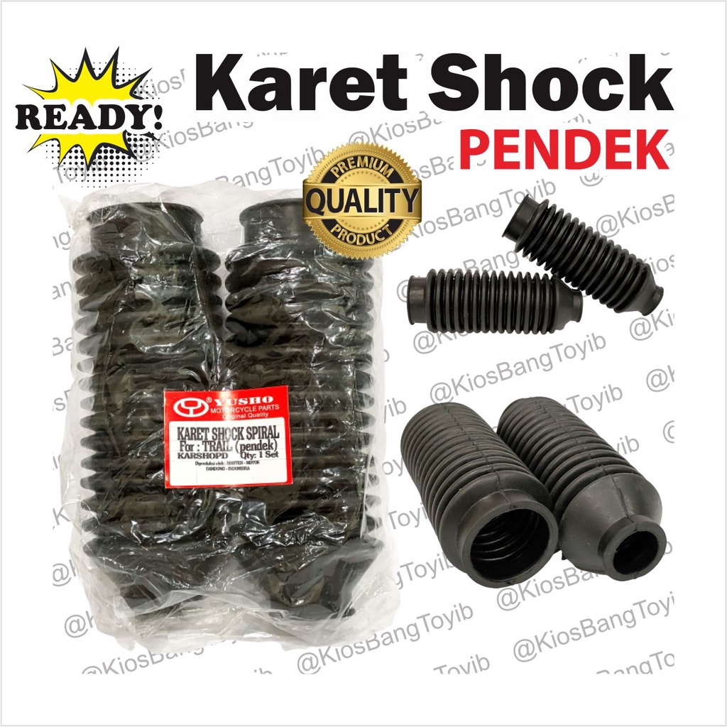 Karet Shock Skok Depan Isi 2pc Trail Panjang Universal (YUSHO)