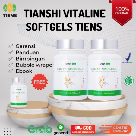 TIANSHI VITALINE SOFTGEL SOFTGELS TIENS ORIGINAL ORI 100% ISI 30 KAPSUL TIENSI TIANSI TIEN THIANSI T