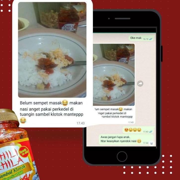 

Terbaru 10.10 AIZA FOOD - SAMBAL CHILI CHILA ISI BANYAK 210 GRAM READY TO EAT SAMBEL Cumi Roa Andaliman Teri Kecombrang Oncom Matah No Gula Tanpa MSG non Pengawet buatan Halal MUI 