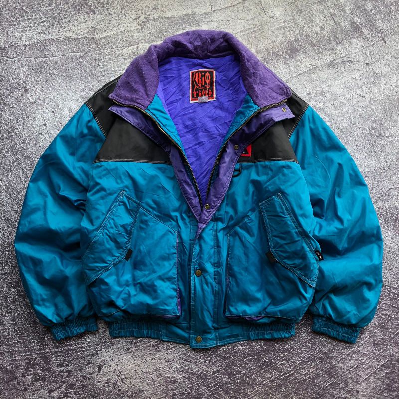 Big Field Vintage Fish Wear Bomber Jaket