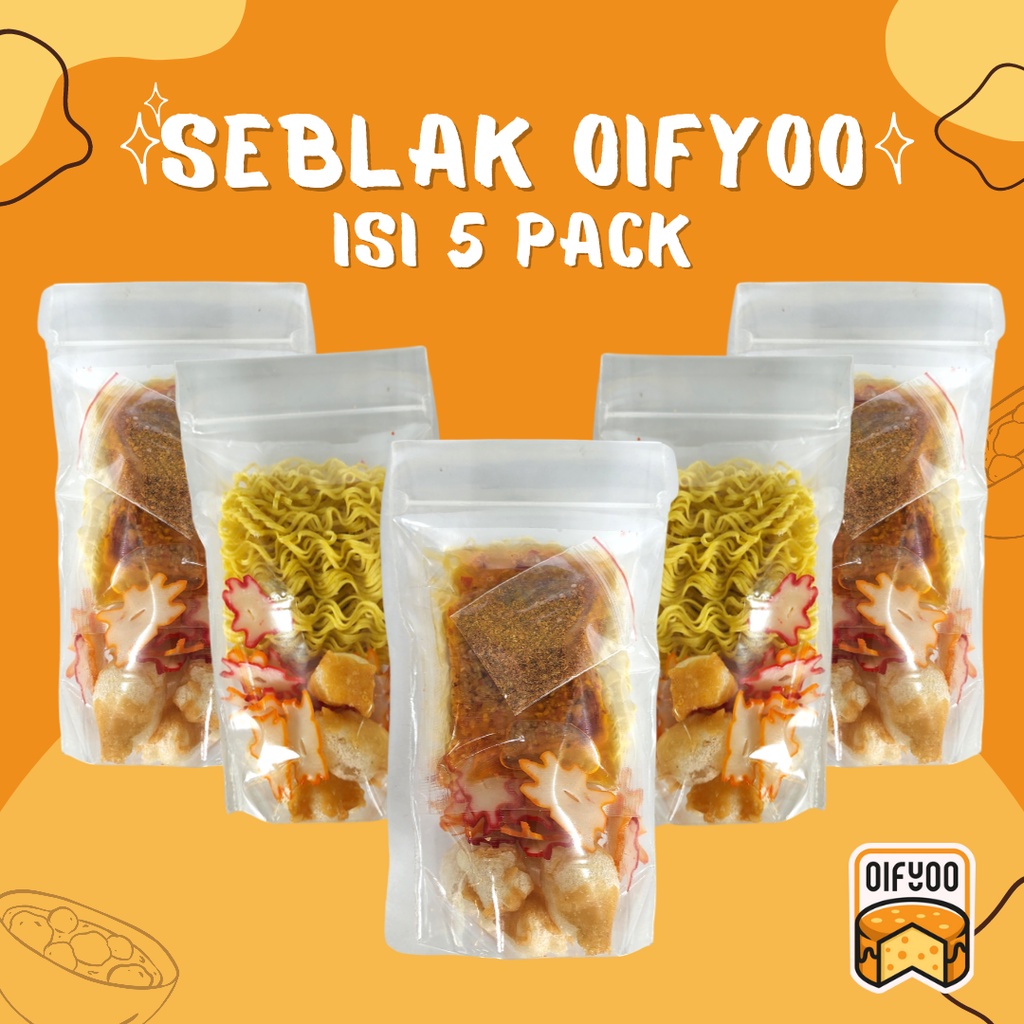 BUNDLING SEBLAK OIFYOO (isi 5 packs)