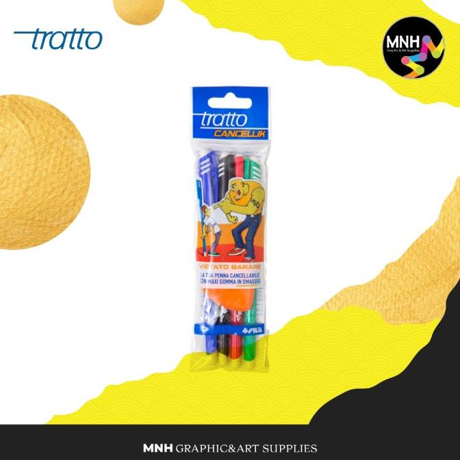 

DISKON TRATTO CANCELLIK + ERASER 4PCS/WALLET LIMITED EDITION