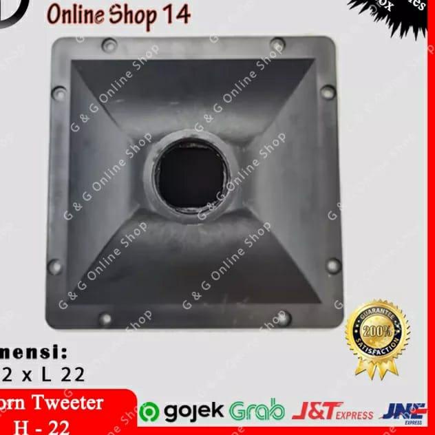 Grosir Horn 22x22 - Corong Speaker - Daun Tweeter Line Array Kualitas Import - Horn Line Array Murah