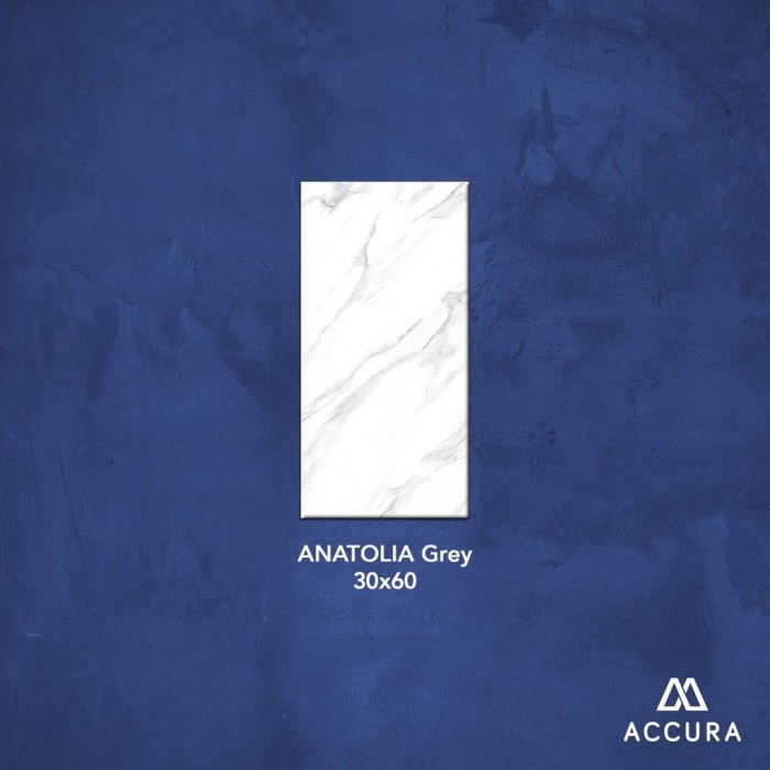 KERAMIK DINDING 30X60 ANATOLIA GREY GLOSSY - MULIA TILE
