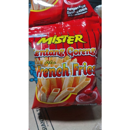 

Mister French Fries Renceng 18 gr (harga pcs an)