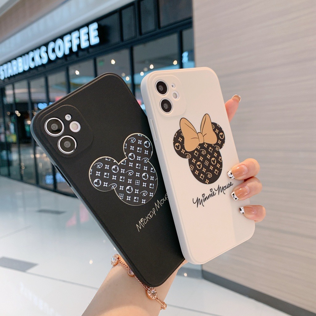 Silikon Pro Camera Motif Mickey For Vivo  Y30 Y50 Y91 Y91C Y12 Y15 Y17 Y15S Y01 Y33S Y21A Y21S