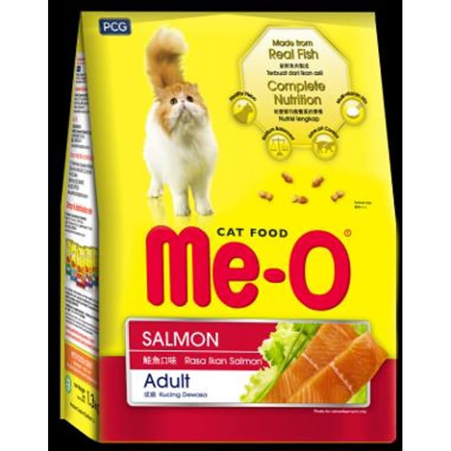 Makanan pakan Kucing ME-O MEO tuna salmon goumet beff chiken FRESHPACK 1,1 kg 1,2 KG 1.1kg 1.2kg ADULT cat food