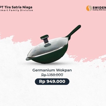 [Perlengkapan Dapur] Swiden Germanium Wokpan