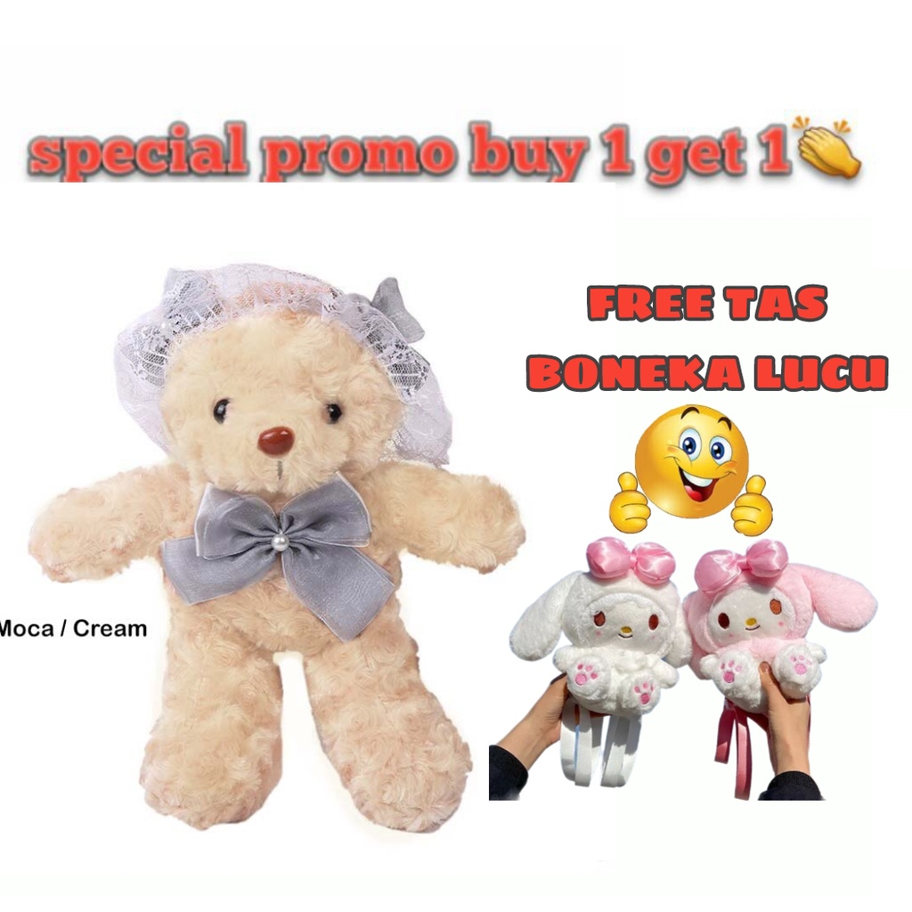 PROMO BY 1 GET 1 RANSEL WANITA TAS RANSEL BONEKA WANITA TERBARU TAS BULU TAS BONEKA LUCU