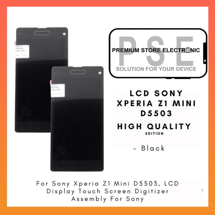 LCD Xperia Z1 Mini D5503 ORIGINAL Fullset Touchscreen Garansi