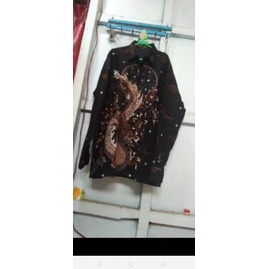 Naga Sogan Kemeja Batik Pria Solo Lengan Panjang Cowok Atasan Premium Modern ATASAN BATIK PREMIUM MO