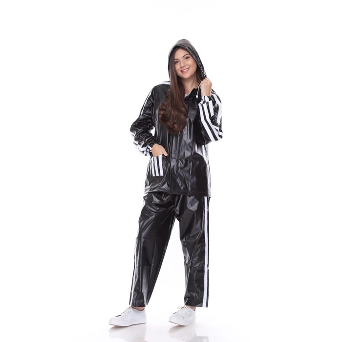 Jas Hujan Pria Wanita Murah Bromo Original Raincoat Bahan PVC Kuat Awet Lentur Sudah di Press