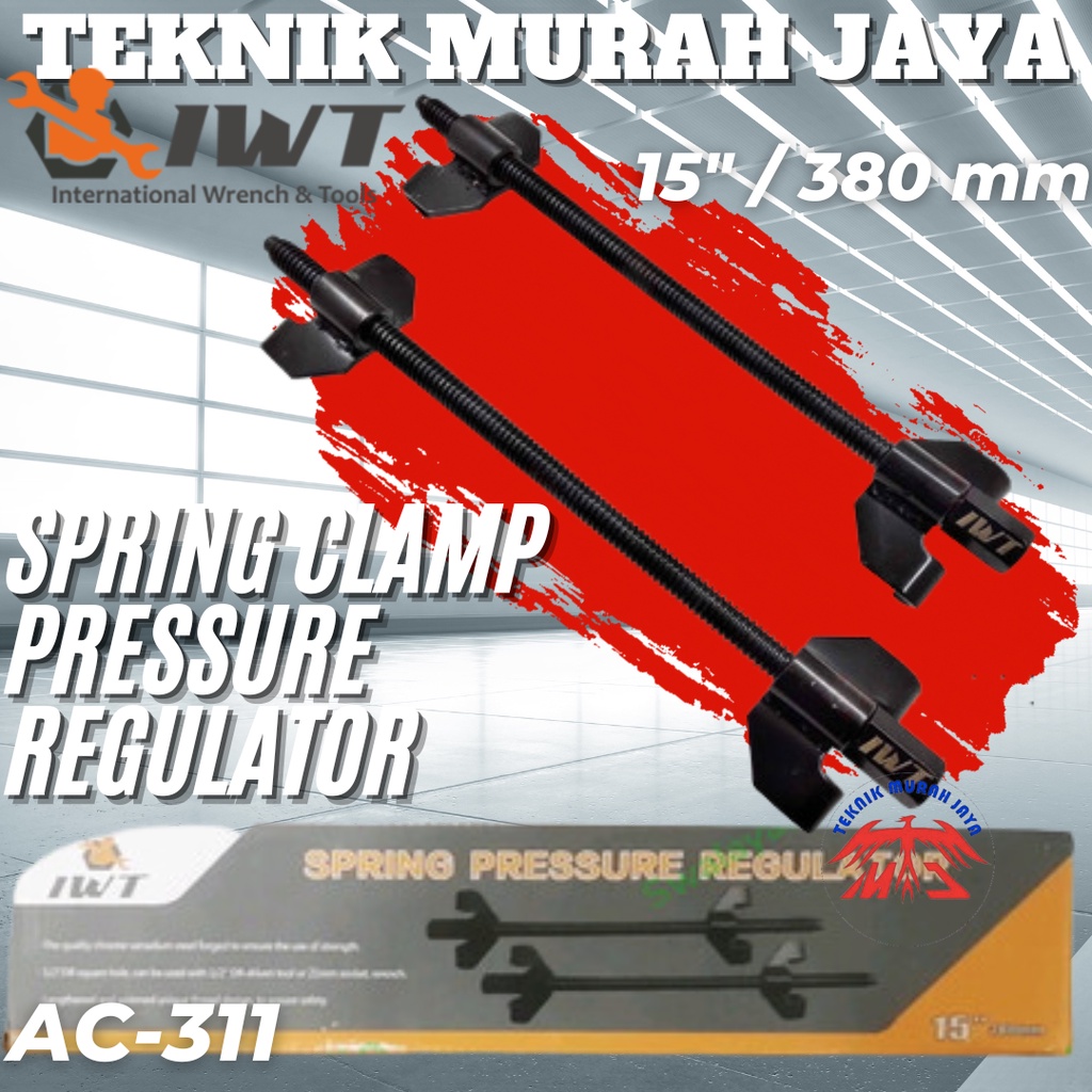 Jual IWT Spring Clamp Pressure Regulator Treker Klem Per Keong Shock
