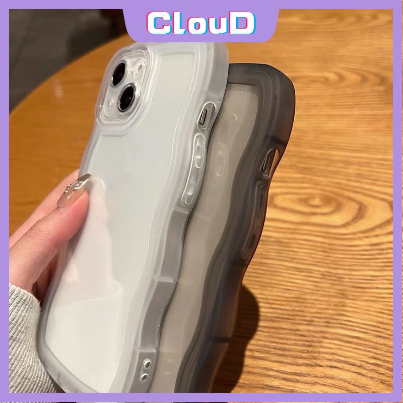 Casing Vivo Y35 Y22 V20 Y30 Y50 Y21 Y33s Y15s Y02 V21 Y15 Y21A Y11s V25E Y93 Y21s Y17 Y16 Y12s V21 Y11 Y21T Y20 Y91C Y33T Y75 Y12 Y12i Y91 Y15A Frame Bergelombang Mewah Bening Soft Case