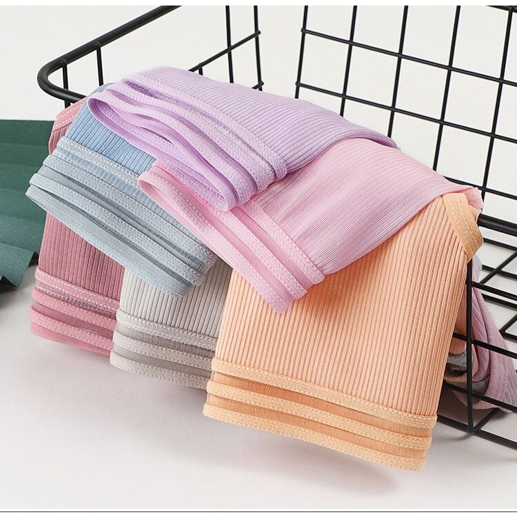 GROSIRTAS TG1518 Celana Dalam Wanita Import Polos 3 Garis