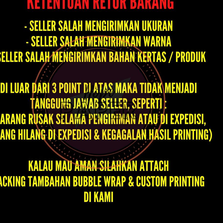 

Promo Brief Card A3 160 gsm isi 50 lembar / Kertas Brief Card A3 / Kertas BC A3 .. ..