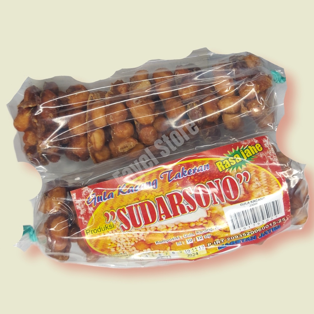 

Gula Kacang Rasa Manis Jahe Kemasan Kecil Isi 10biji