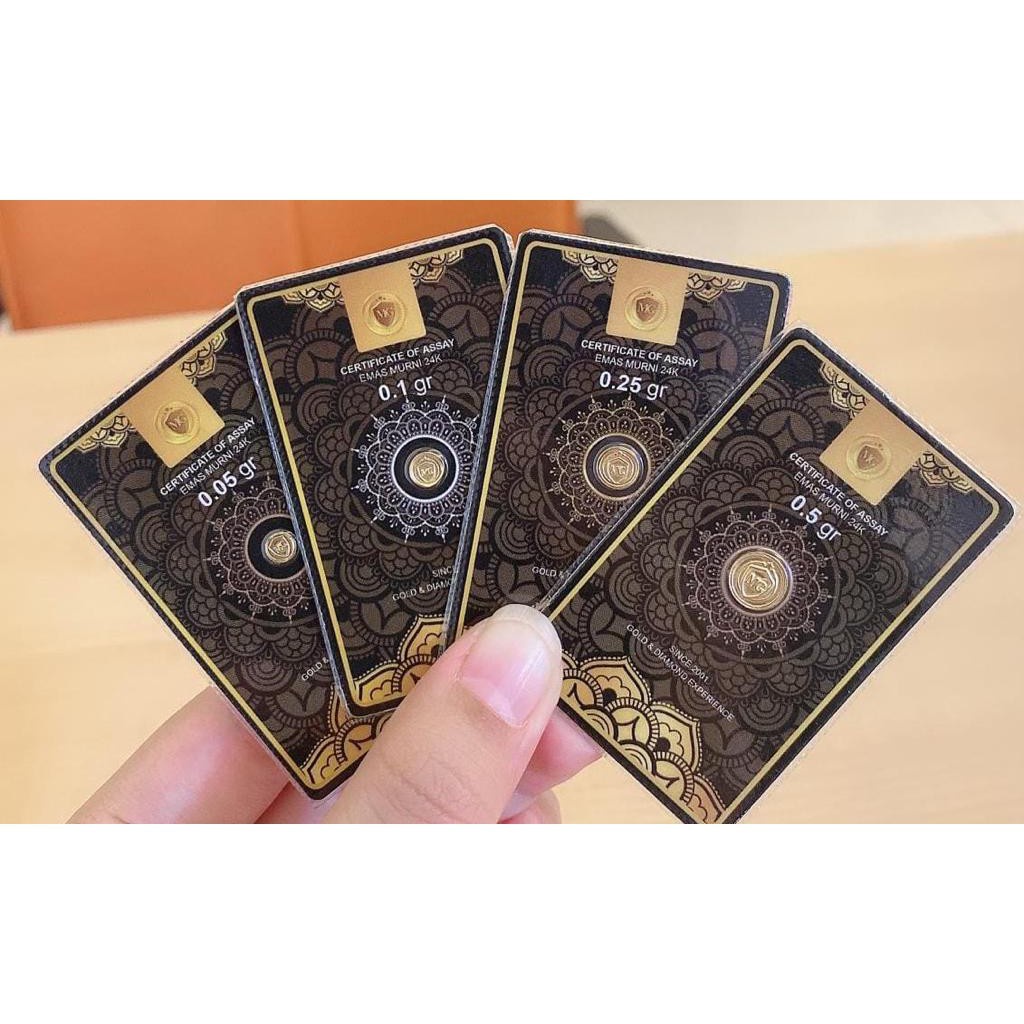 Logam Mulia Emas Mini Gold Black Series 0,5gr 0,1gr 0,25gr 0,05gr NABUNG EMAS / MiniGold 0.1 / 0.25 / 0.5 gram