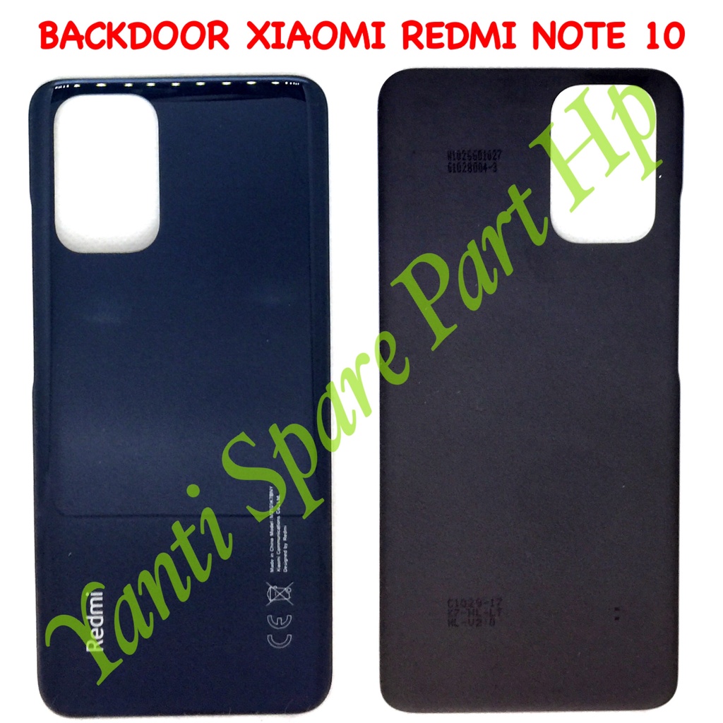 Backdoor Tutup Belakang Xiaomi Redmi Note 10 Original New