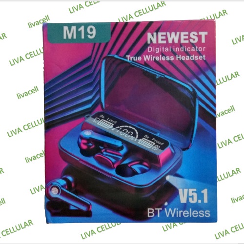 TWS M19 Sport Bluetooth Headset IPX7 Great Design headset bluetooth