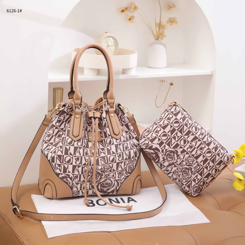 Bo Rosie HandBag Bucket Bag 2in1 6126-1