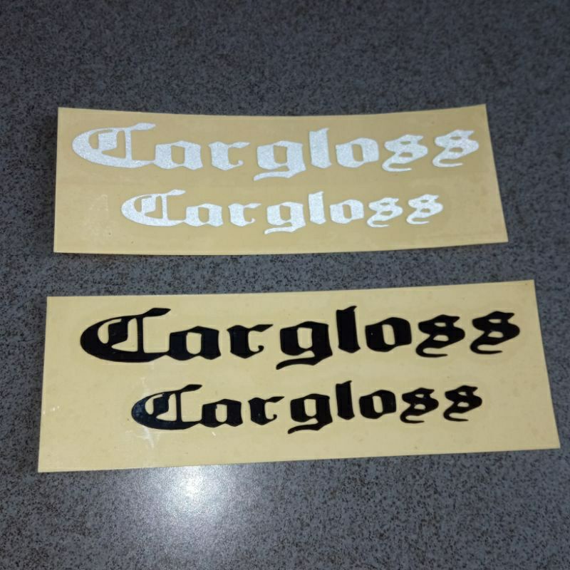 STIKER HELM CARGLOSS ANTI AIR